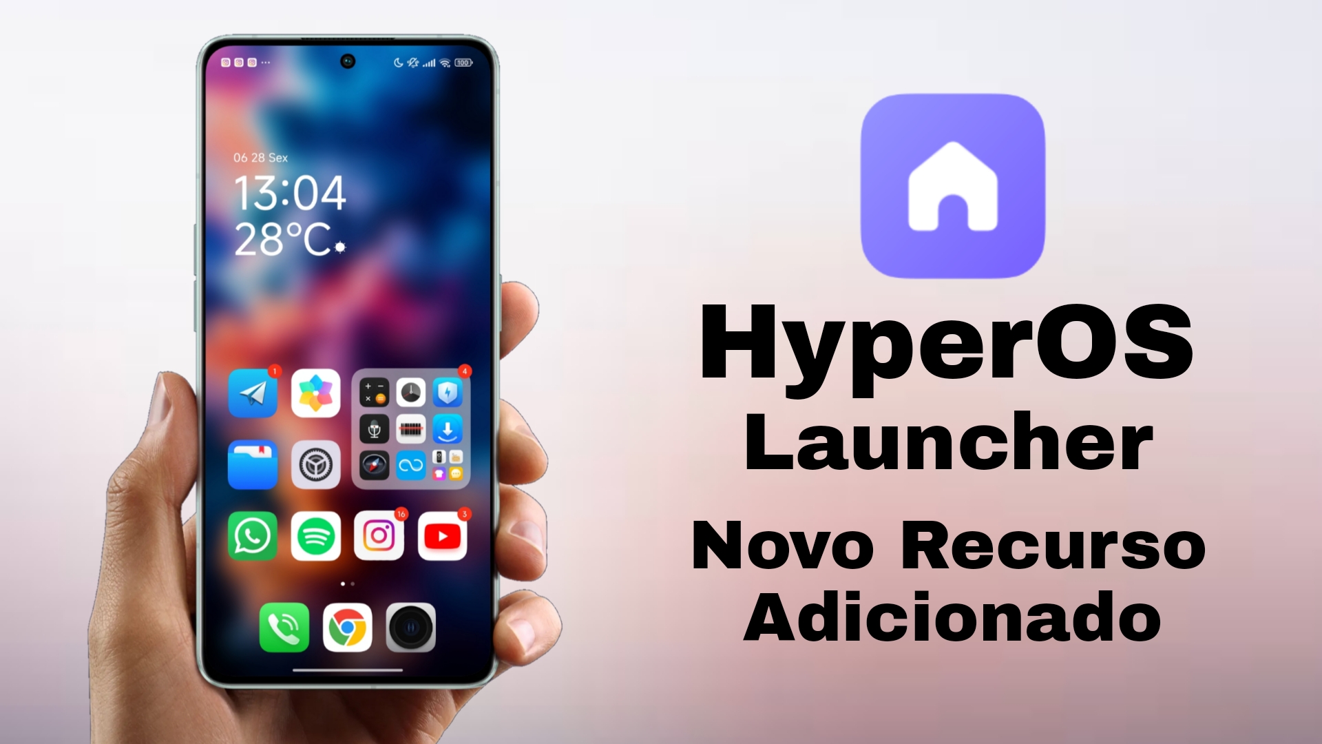 Hyperos Launcher T O Suave Novo Recurso Adicionado Nova