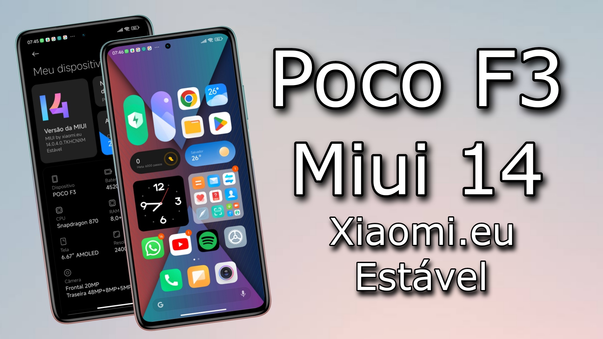 Poco F Miui Android Xiaomi Eu Oficial Est Vel Instala O