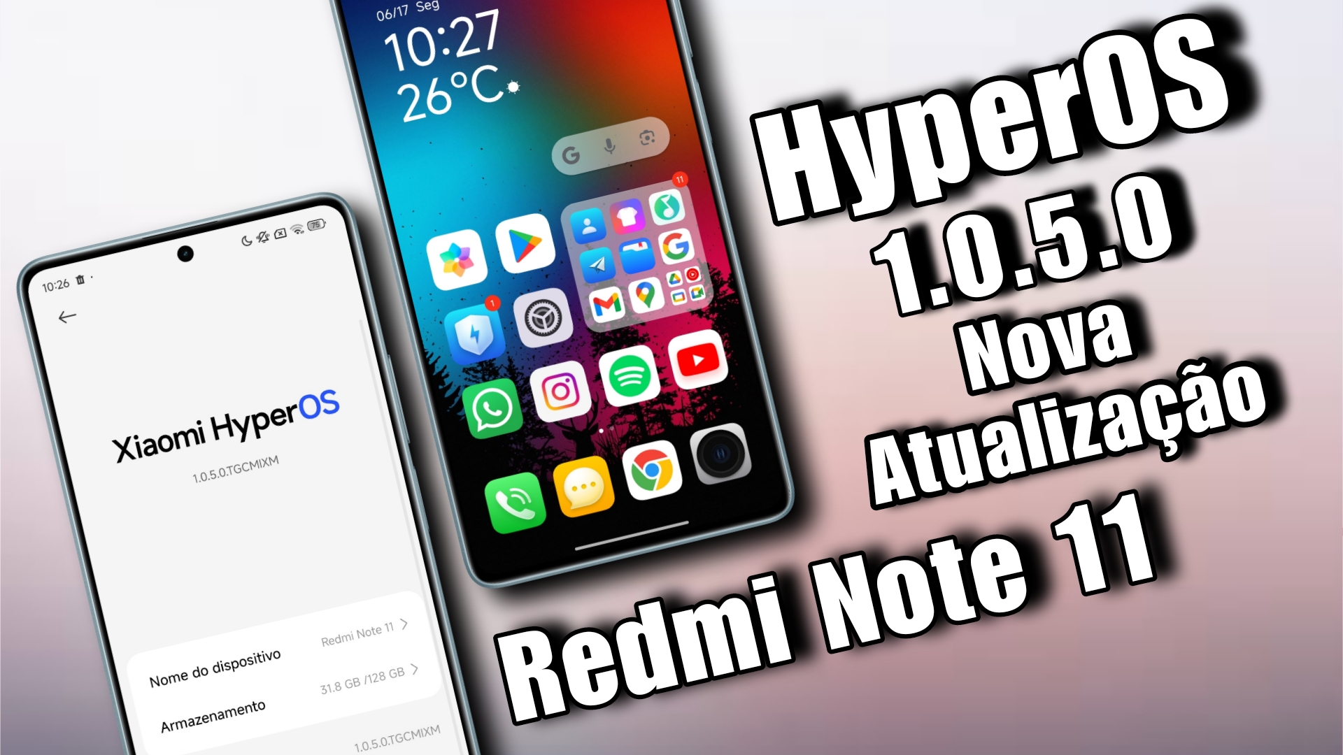 Oficial Redmi Note 11 Nova Atualização HyperOS 1 0 5 0 Blintech Blog