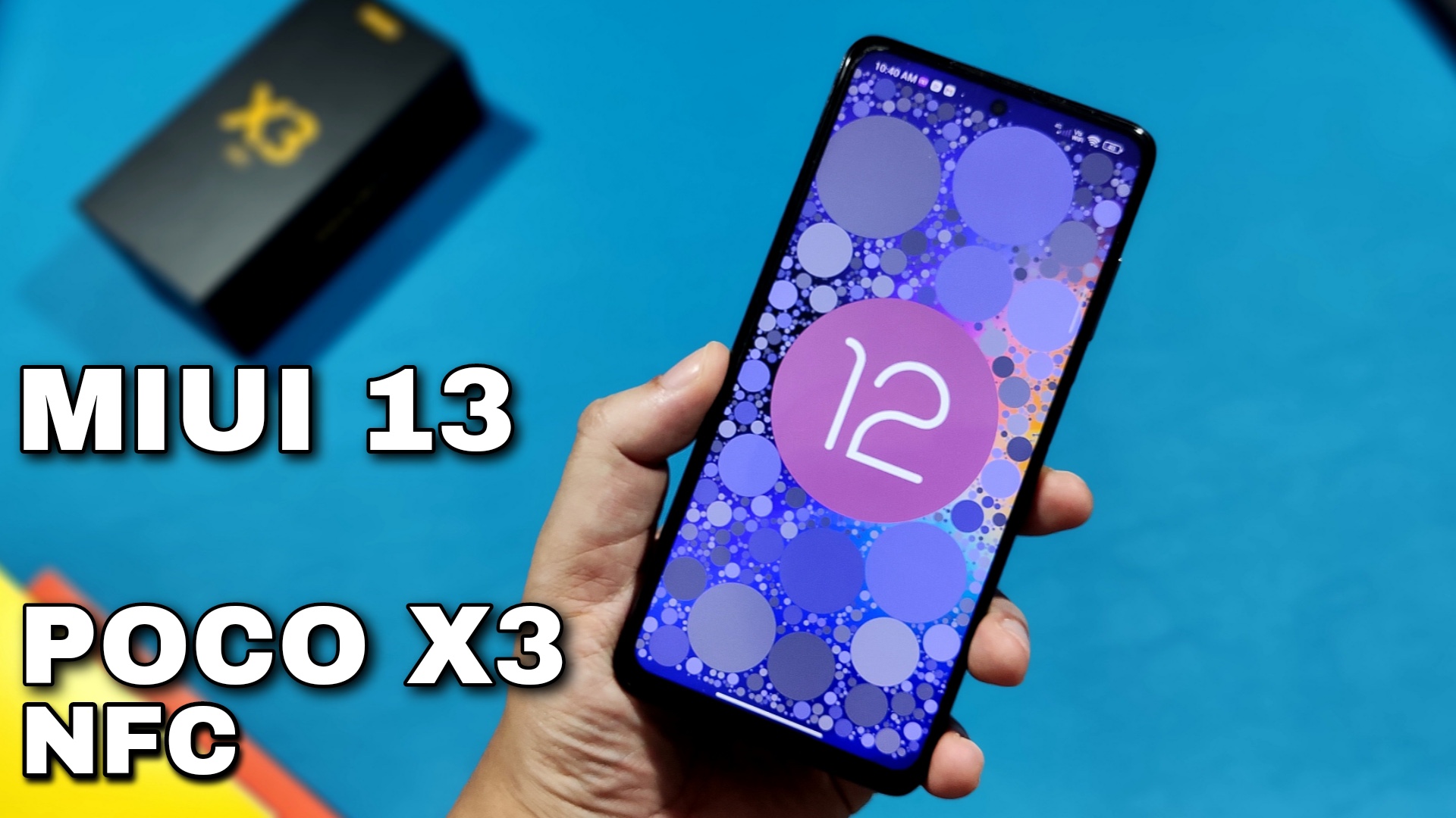 Оптимизация miui 12 poco x3