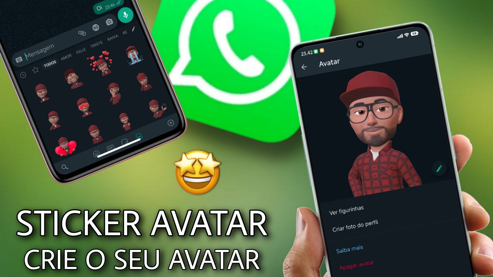 Finalmente - Whatsapp Liberou Sticker Avatar pra Alguns Usuários ...