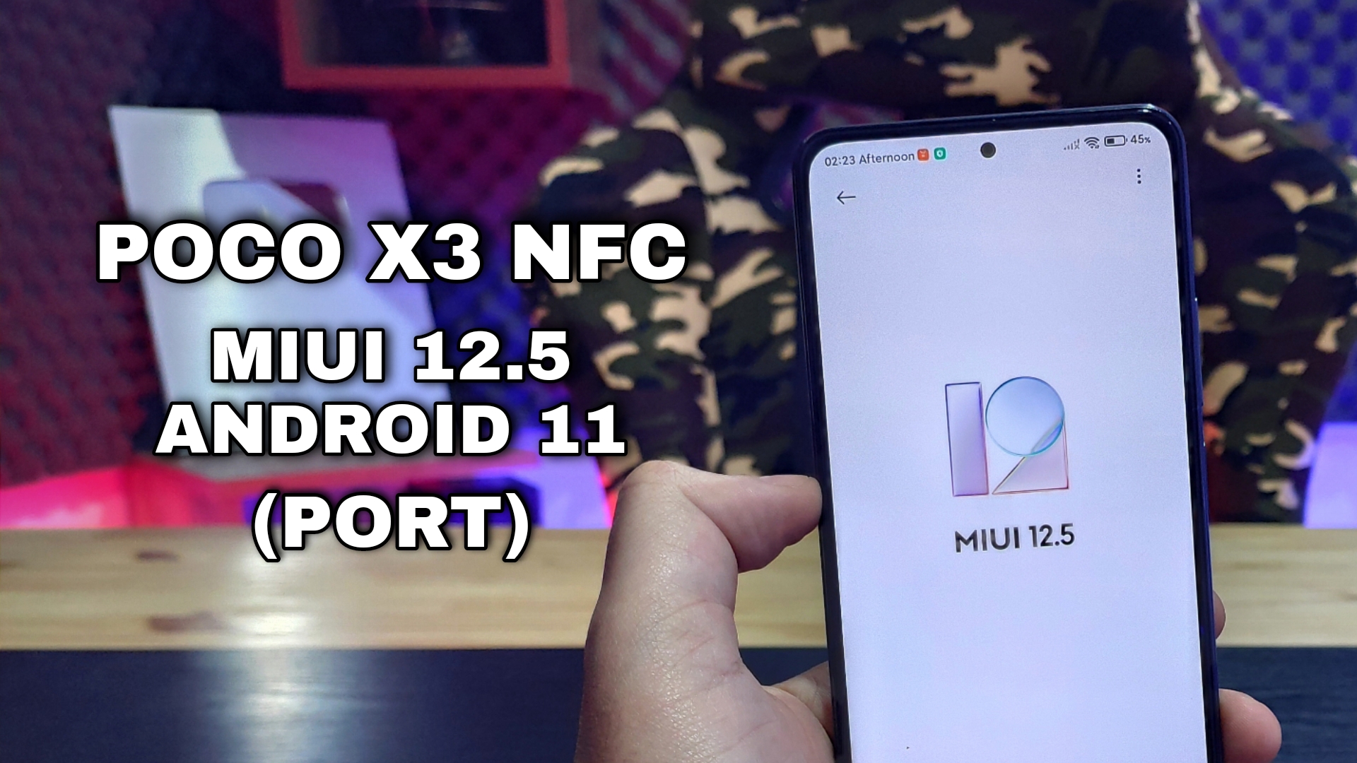 Оптимизация miui 12 poco x3