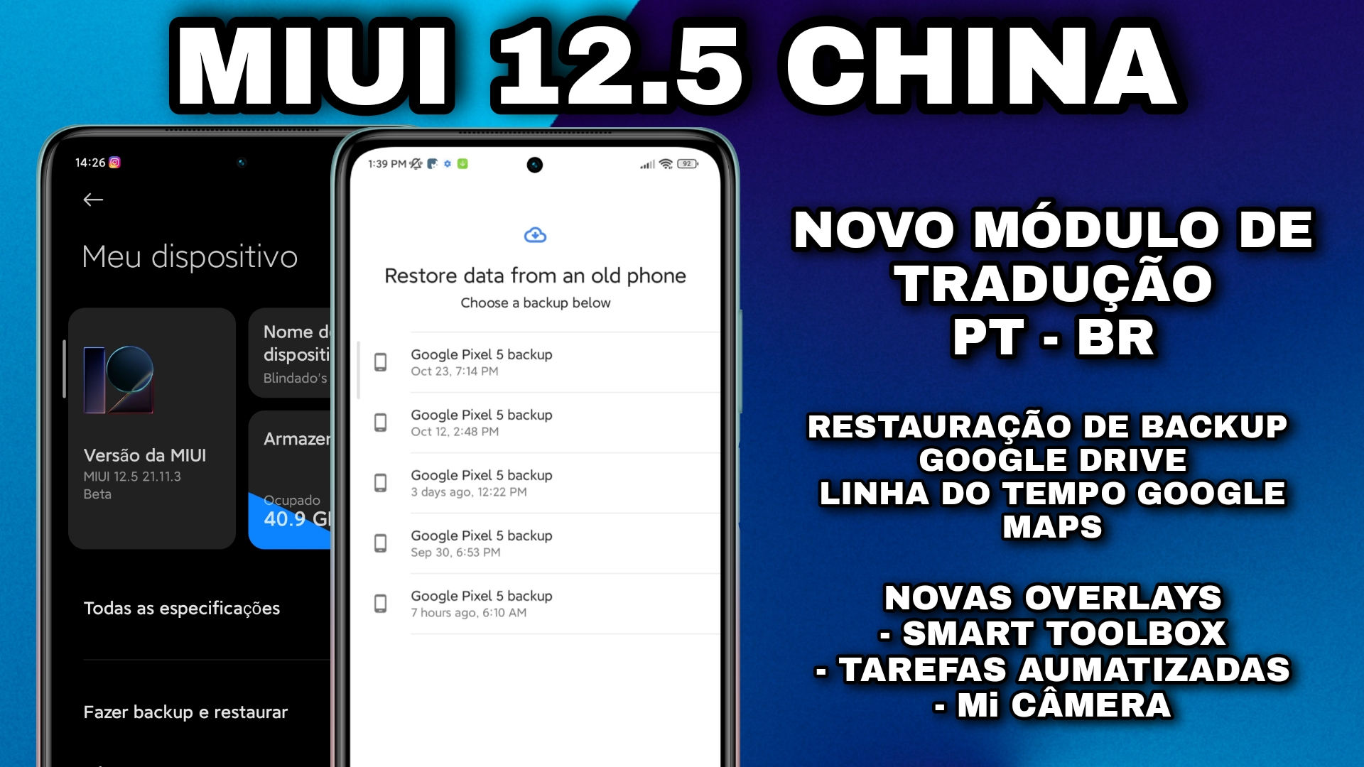 Miui 12.5 Beta China Android 11 em Português do Brasil - Novo Método de  Tradução - Blintech Blog