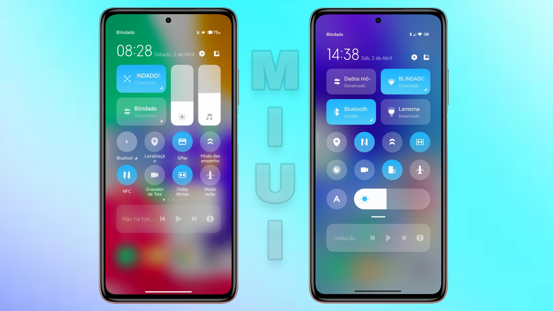 Miui Control Center Elegante Tema Instale Agora Blintech Blog