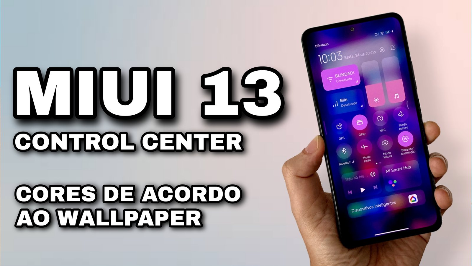 Miui 13 Control Center - Adpte as Cores da Central a Cor do Wallpaper ...