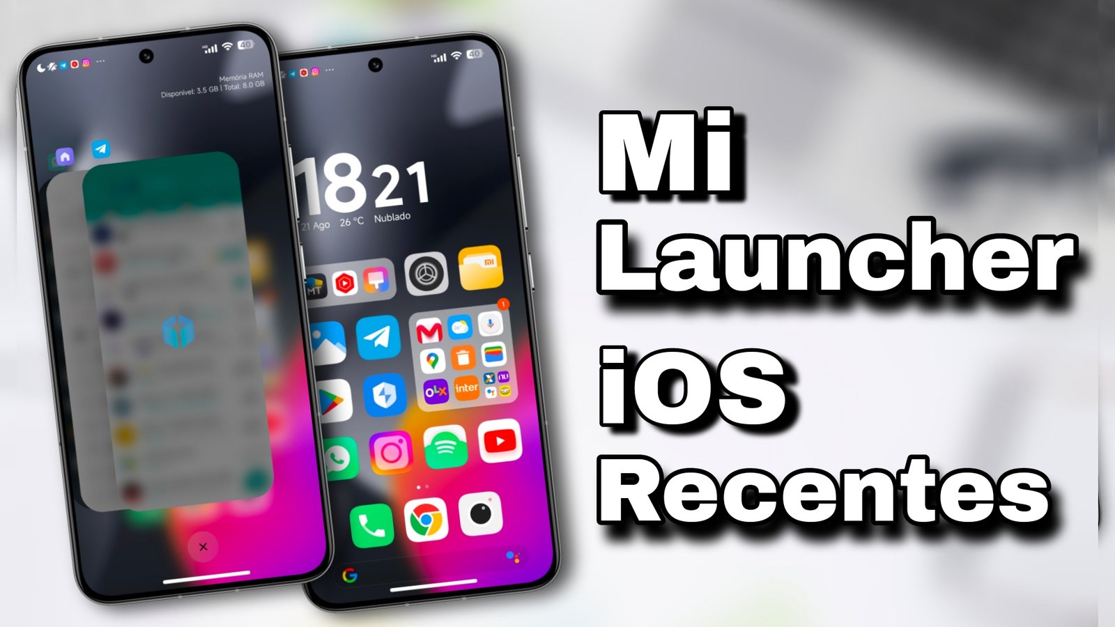 Booom 😱 - Mi Launcher iOS Recentes - Desbloquei - Novas Animações ...